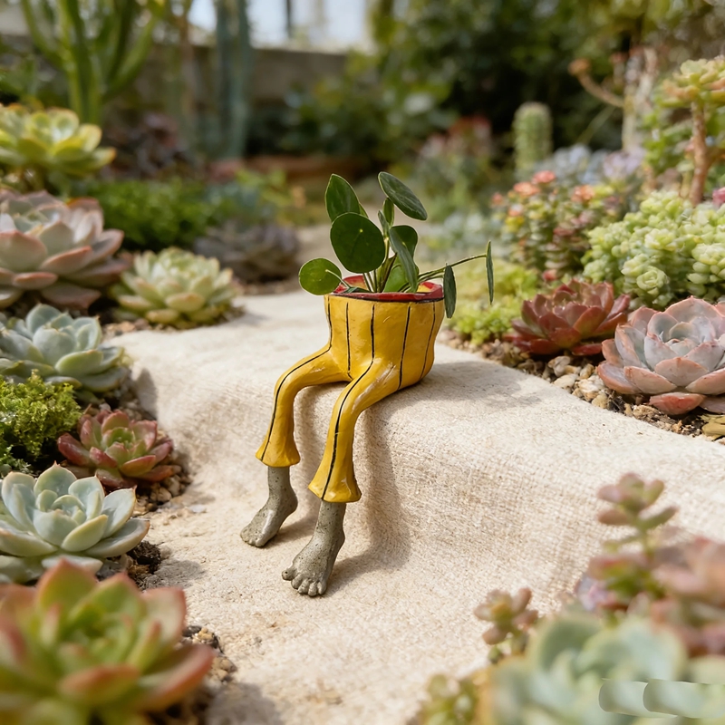 Whimsical Resin Leggy Planter  - Plant Parent Free review and price